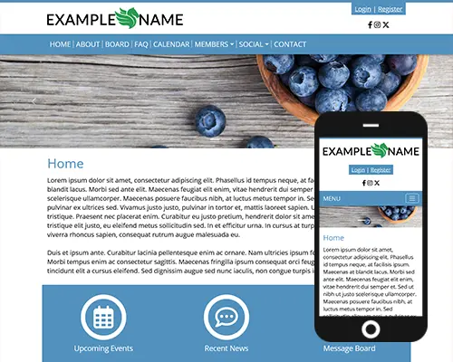 sharp website design screenshot